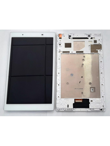 Pantalla lcd para Lenovo Tab 4 TB-8604 mas tactil blanco mas marco blanco calidad premium