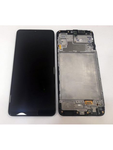 Pantalla lcd para Samsung Galaxy M22 GH82-26153A SM-M225F mas tactil negro mas marco negro Service Pack