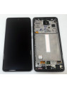 Pantalla lcd para Samsung Galaxy A52s 5G GH82-26861C A528B mas tactil negro mas marco violeta service pack