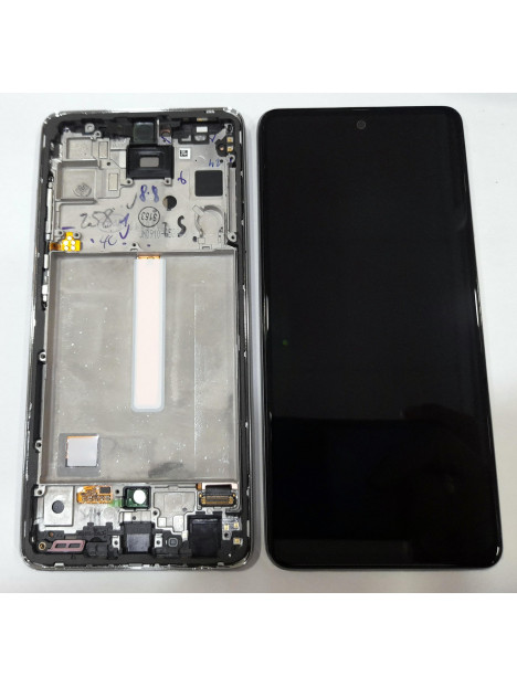 Pantalla lcd para Samsung Galaxy A52s 5G GH82-26861A A528B mas tactil negro mas marco negro service pack