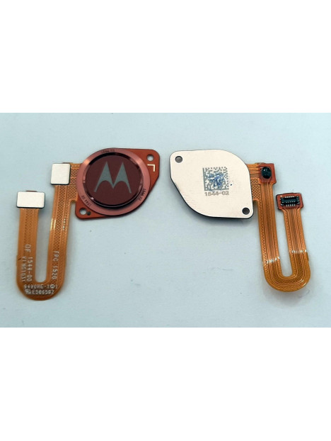 Flex boton home naranja para Motorola Moto E7 Plus XT2081 calidad premium