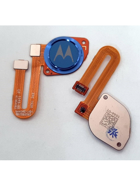 Flex boton home azul para Motorola Moto E7 Plus XT2081 calidad premium