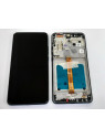 Pantalla lcd para Motorola Moto One Hyper mas tactil negro mas marco azul calidad premium