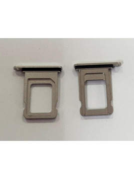 Soporte o bandeja single sim blanca para iPhone 13 Pro max calidad premium