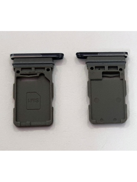 Soporte o bandeja single sim gris para Samsung Galaxy S21 5G SM-G991 calidad premium