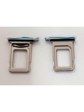 Soporte o bandeja dual sim blanca para iPhone 13 Pro calidad premium