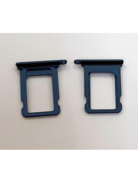 Soporte o bandeja single sim azul para IPhone 13 Mini calidad premium