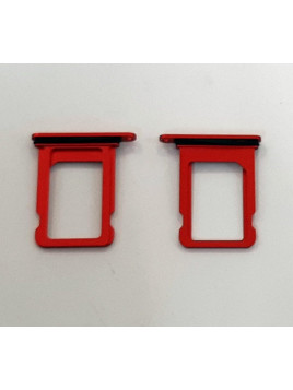 Soporte o bandeja single sim roja para IPhone 13 Mini calidad premium