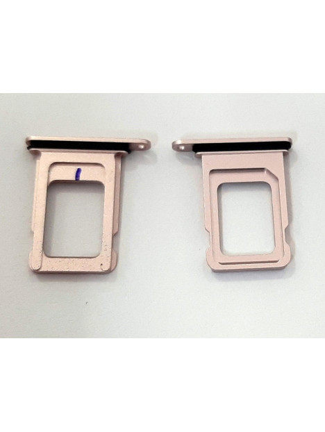 Soporte o bandeja single sim rosa para IPhone 13 calidad premium