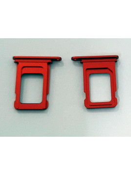 Soporte o bandeja single sim roja para IPhone 13 calidad premium