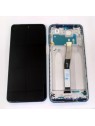 Pantalla LCD para Xiaomi Redmi Note 9S / Redmi Note 9 Pro mas tactil negro mas marco azul calidad premium