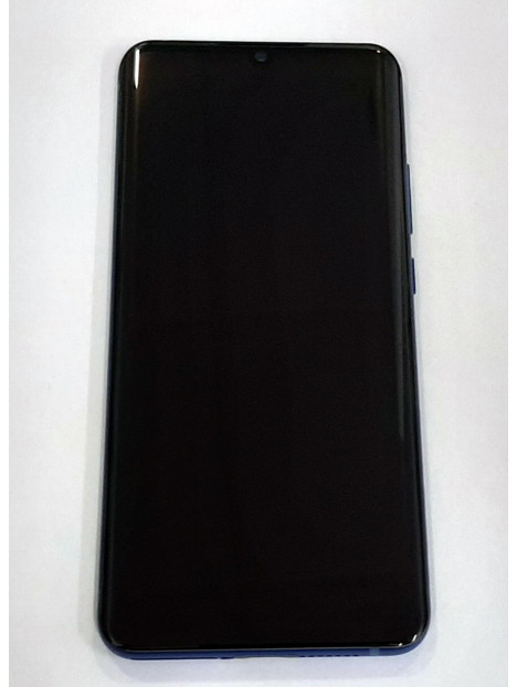 Pantalla lcd para ZTE Axon 11 5G mas tactil negro mas marco azul calidad premium
