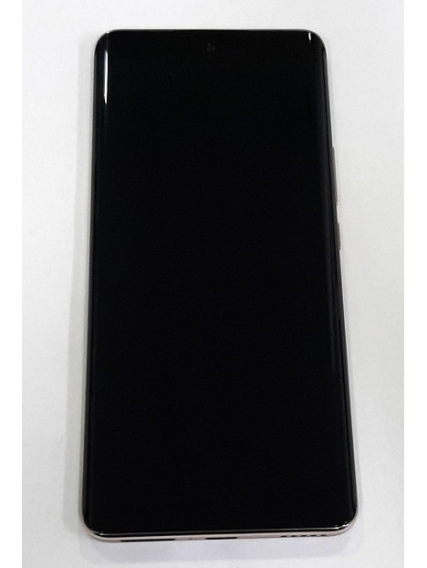 Pantalla lcd para Huawei Honor 50 5G mas tactil negro mas marco dorado calidad premium