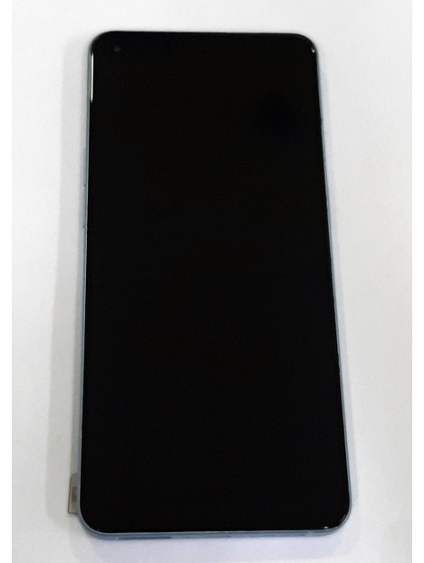 Pantalla lcd para Oppo Reno 6 5G mas tactil negro mas marco azul calidad premium