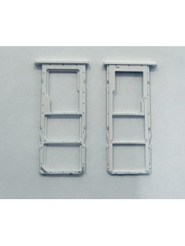 Soporte o bandeja dual sim blanca para Samsung Galaxy A03s 2021 A037G calidad premium