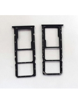 Soporte o bandeja dual sim negra para Samsung Galaxy A22 5G SM-A226F SM-A226 A226 A226F calidad premium