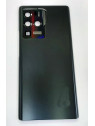 tapa trasera o tapa bateria negra para zte axon 30 ultra mas cubierta camara plata calidad premium