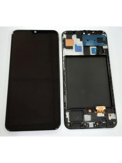 Pantalla lcd incell para Samsung Galaxy A50 2019 SM-A505f mas tactil negro mas marco negro compatible SM-A505 A505F