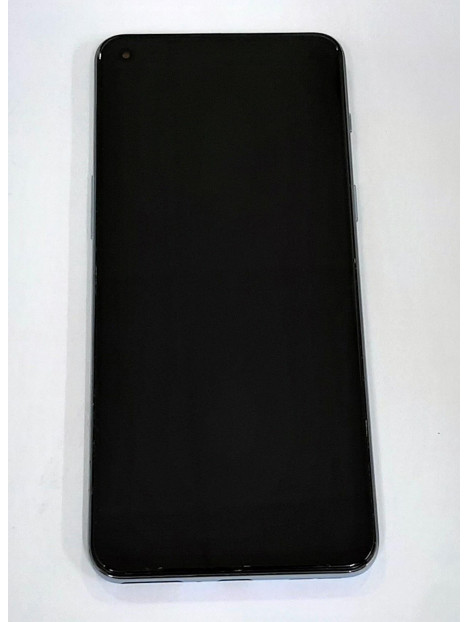 Pantalla lcd para oneplus nord 2 5g mas tactil negro mas marco gris calidad premium