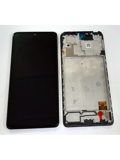 Pantalla lcd para Xiaomi Redmi Note 10 Pro mas tactil negro mas marco negro calidad premium