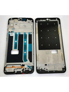 Carcasa central o marco negro para Oppo A16 calidad premium