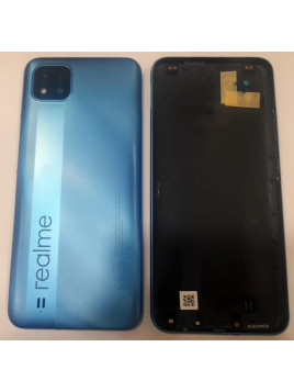 Tapa trasera o tapa batería azul para Realme C11 2021 Service Pack Premium