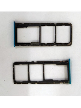 Soporte o bandeja sim azul claro para Realme c3 calidad premium