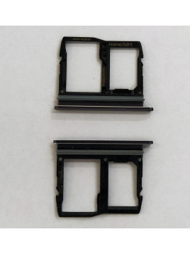 Soporte o bandeja dual sim negra para LG Wing 5G F100 calidad premium