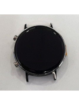 Pantalla lcd para Huawei Watch GT2 42mm mas tactil negro mas marco plata calidad premium