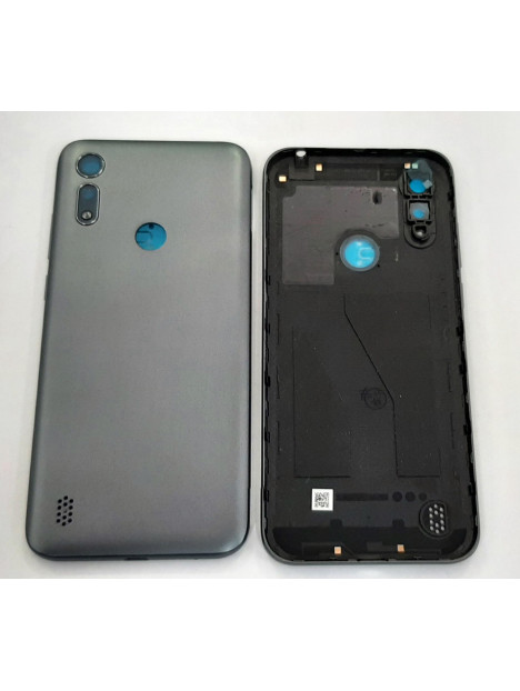 Tapa trasera o tapa bateria gris para Motorola Moto E6S
