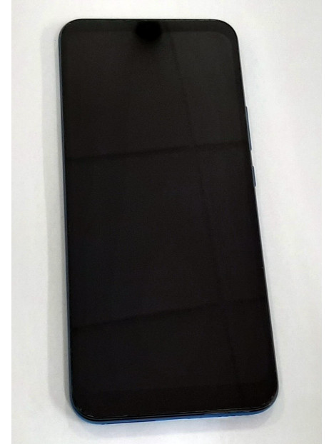 Pantalla oled para Xiaomi Mi 10 Lite 5G mas tactil negro mas marco azul calidad compatible hehui