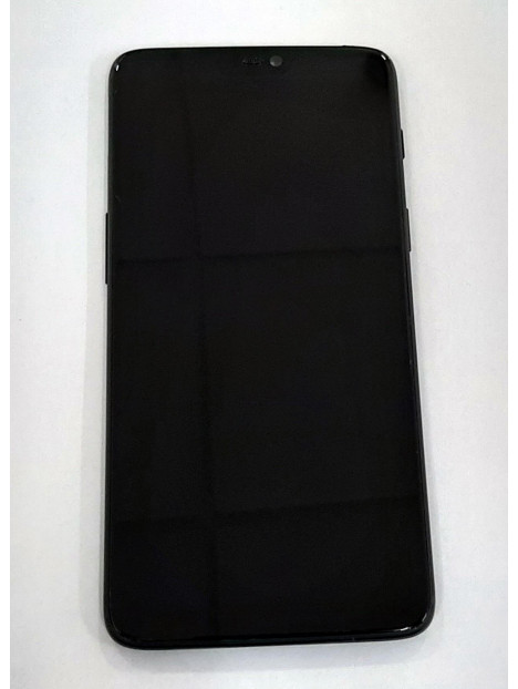 Pantalla oled para Oneplus 6 mas tactil negro mas marco negro compatible