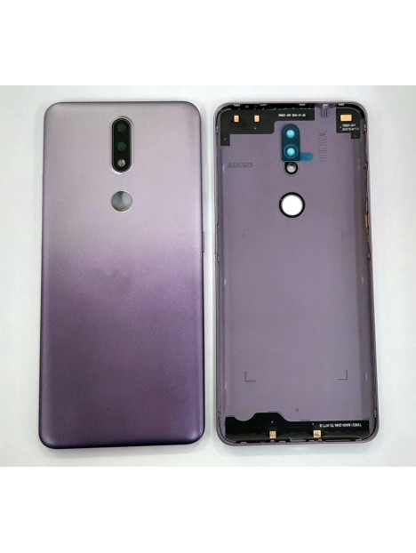 Tapa trasera o tapa bateria purpura para Nokia 2.4 mas cubierta camara