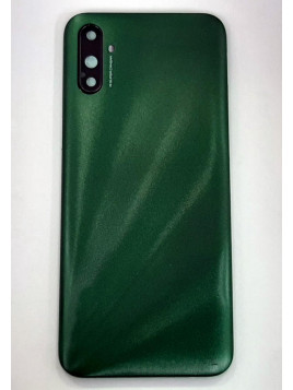 Tapa trasera o tapa bateria verde para Realme C3 mas cubierta camara