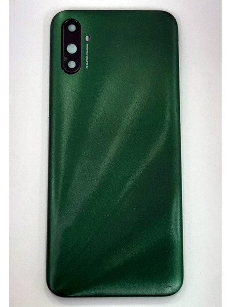 Tapa trasera o tapa bateria verde para Realme C3 mas cubierta camara