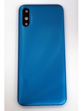 Tapa trasera o tapa bateria azul para Realme C3 mas cubierta camara