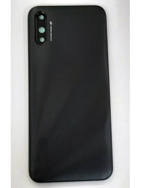Tapa trasera o tapa bateria negra para Realme C3 mas cubierta camara