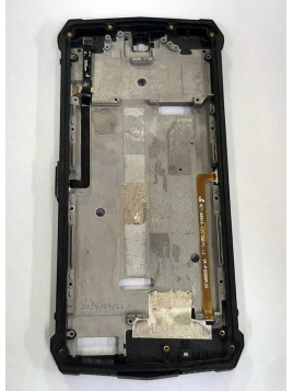 Carcasa central o marco plata para Blackview BV9100 calidad premium