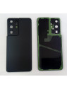 Tapa trasera o tapa bateria negra para Samsung Galaxy S21 Ultra SM-G998 mas cubierta camara