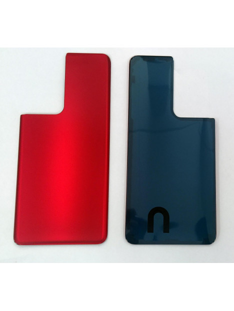 Tapa trasera o tapa bateria roja para Samsung Galaxy S21 Ultra SM-G998