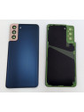 Tapa trasera o tapa bateria azul para Samsung Galaxy S21 Plus 5G SM-G996 mas cubierta camara