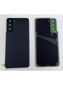 Tapa trasera o tapa bateria negra para Samsung Galaxy S21 Plus 5G SM-G996 mas cubierta camara