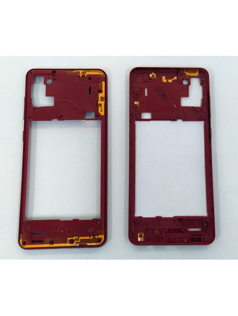 Carcasa central o marco rojo para Samsung Galaxy A21S SM-A217F calidad premium