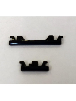 Set 2 botones azules para Motorola Moto One Vision Moto P50 XT1970 calidad premium