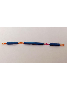 Botones azules para Motorola Moto E7 Power calidad premium