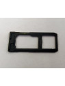 Soporte o bandeja dual sim negra para Sony Xperia 10 II calidad premium