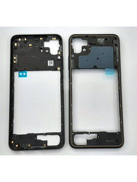 Carcasa central o marco negro para Samsung Galaxy A22 5G SM-A226F SM-A226 A226 A226F calidad premium