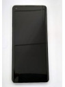 Pantalla lcd para Oppo Reno 6 Pro 5G mas tactil negro mas marco plata calidad premium