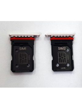 Soporte o bandeja dual sim dorada para Oppo Find X3 Pro 5G calidad premium