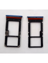 Soporte o bandeja dual sim azul para Motorola Moto G100 calidad premium